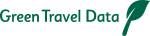 Green Travel Data secondary logo in horizontal orentiation